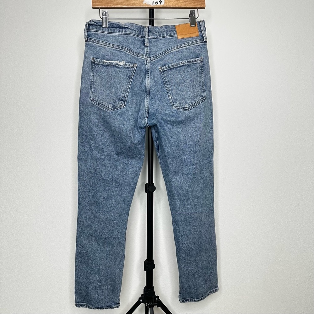 Citizens of Humanity Jolene High Rise Jeans Slim Straight Premium Denim - Picture 2 of 14
